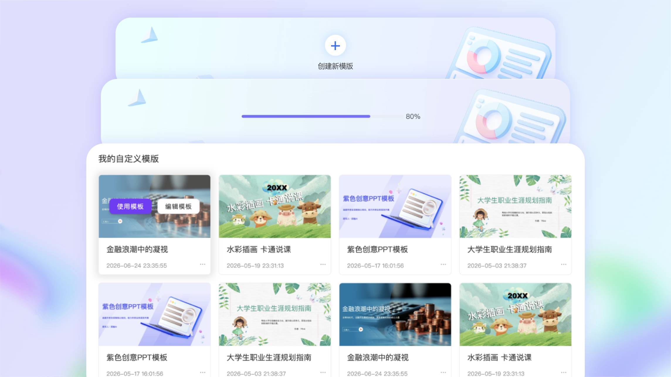 自定义模板